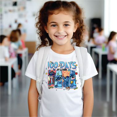 100 Days of School Stitch