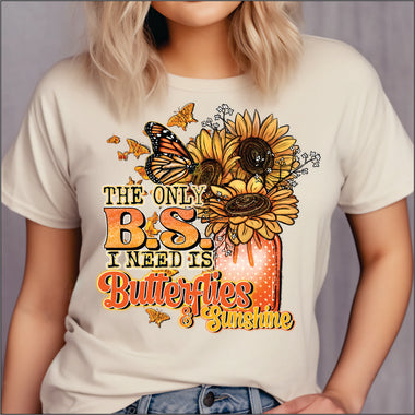 Butterflies and Sunshine DTF Transfer
