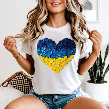 Down Syndrome Painted Heart