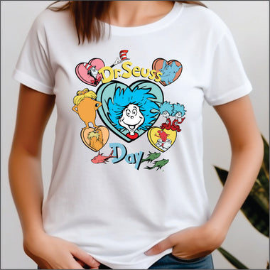 Dr. Seuss Characters DTF Transfer