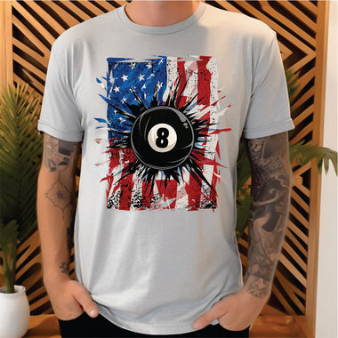 Flag with Eight Ball