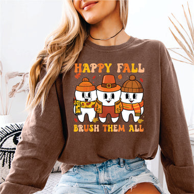 Happy Fall Brush Them All Dental