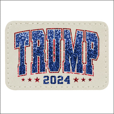 Hat Patch Trump 2024 Faux Glitter DTF Transfer