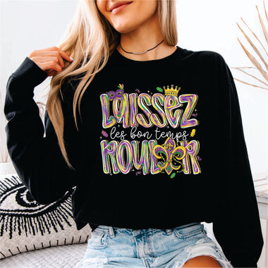 Laissez Lez Bons Temps Rouler white print