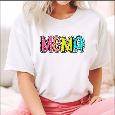 Mema Dalmatian and Brights DTF Transfer
