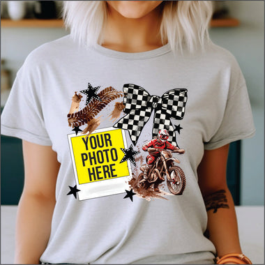 Polaroid Dirt Bike DTF Transfer