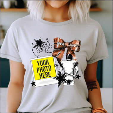 Polaroid Footbal DTF Transfer