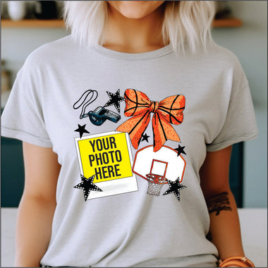 Polaroid Basketball DTF Transfer