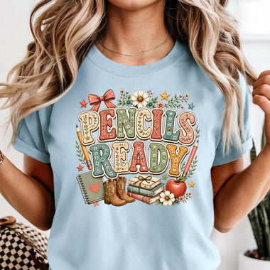 Pencils Ready DTF Transfer