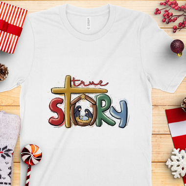 True Story Nativity DTF Transfer