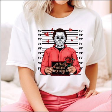 Valentine Michael Myers DTF Transfer