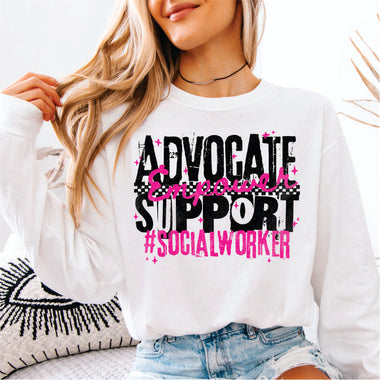 Advocate Empower Support Social Worker