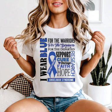 I Wear Blue for Angelman Syndrome