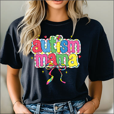 Autism Mama Colorful DTF Transfer
