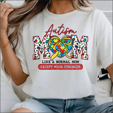 Autism Mom Pattern DTF Transfer