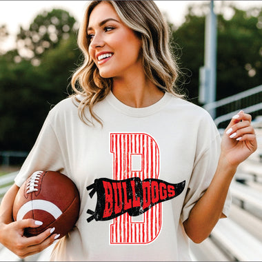 Bulldogs with Capitol B DTF Transfer