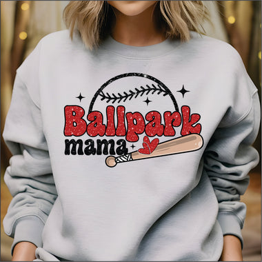 Ball park Mama DTF Transfer