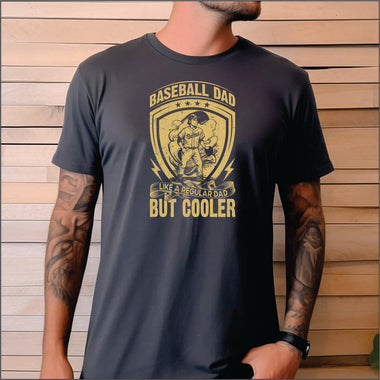 Baseball Dad Like a Regular Dad but Cooler DTF Transfer