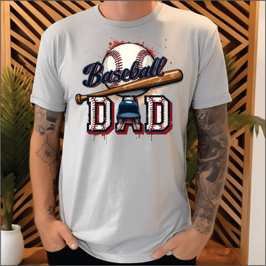 Baseball Dad DTF Transfer