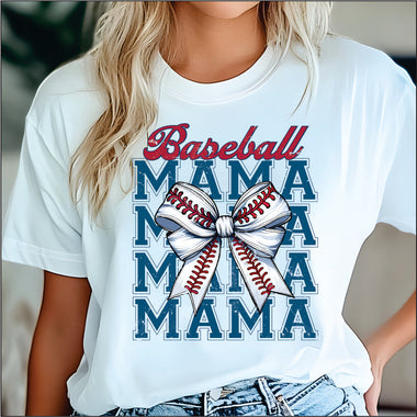 Baseball Mama Repeat DTF Transfer