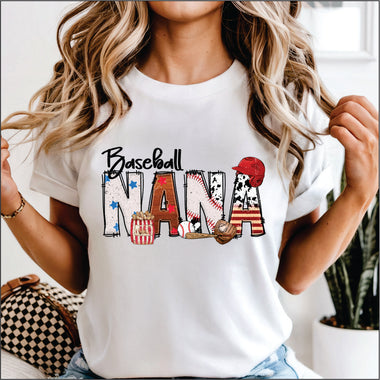 Baseball Nana DTF Transfer