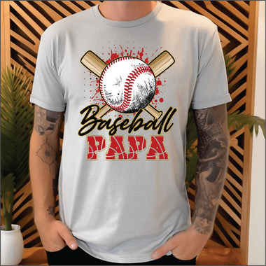 Baseball Papa DTF Transfer