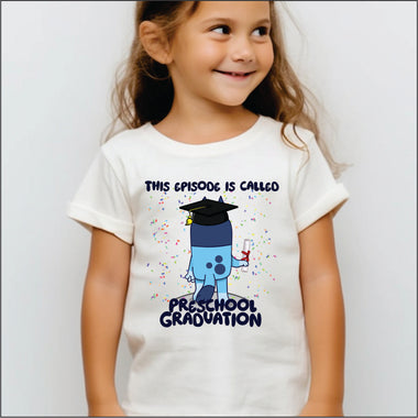 Bluey Pre K Graduate DTF Transfer