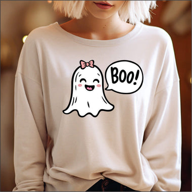 Boo Friendly Ghost DTF Transfer