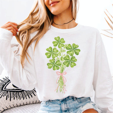 Bouquet of 4 Leaf Clovers