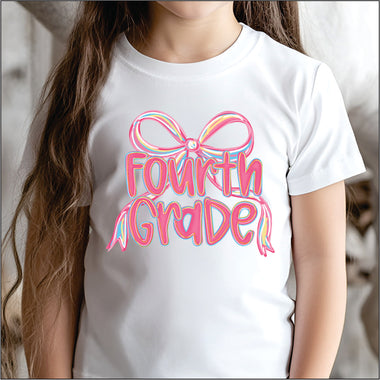 Pink Bow Grade Level 4th