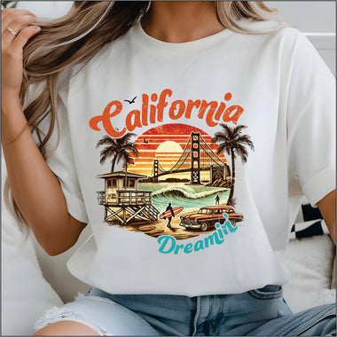 California Dreaming DTF Transfer