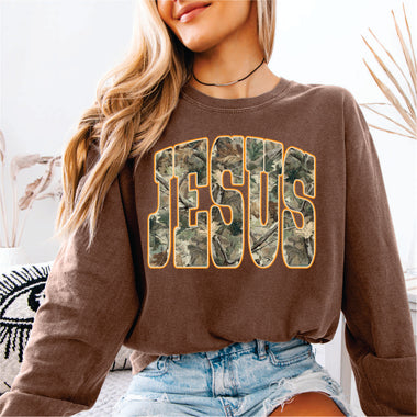 Camo & Orange Jesus