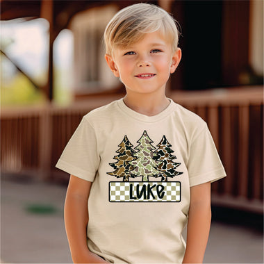 Custom Camo Christmas Tree w name