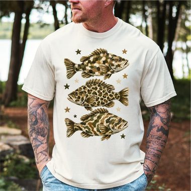 Camo Fish Trio