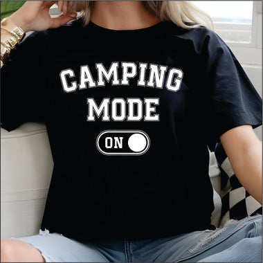 Camping Mode On DTF Transfer