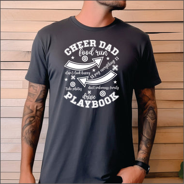 Cheer Dad Playbook DTF Transfer