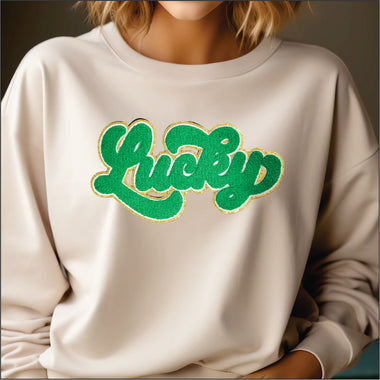 Chenille Patch Lucky