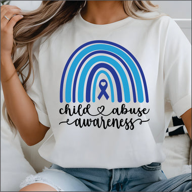 Child Abuse Awareness DTF Transfer