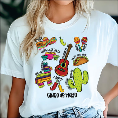Cinco De Mayo DTF Transfers