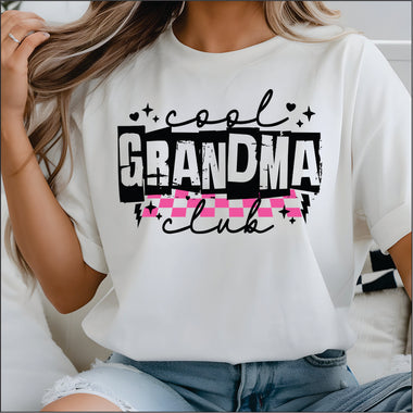Cool Grandma Club DTF Transfer