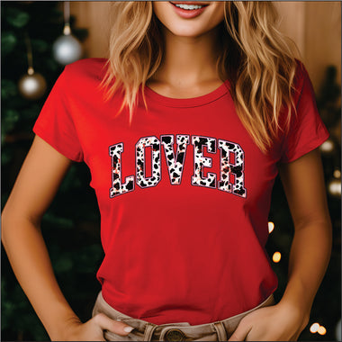 Lover Cow Print DTF Transfer