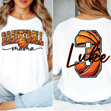 Custom Basketball Mama w Name & Number