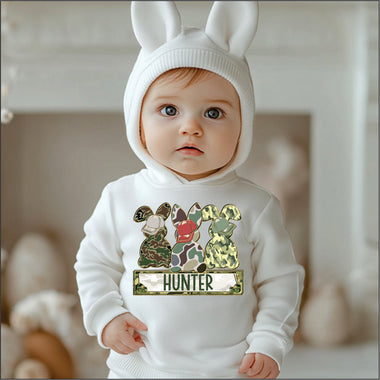 Custom Camo Boy Bunnies DTF Transfer