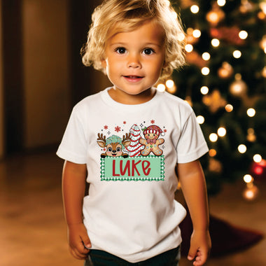 Custom Christmas Check Characters Boys