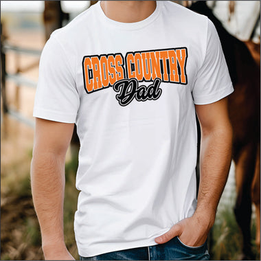 Custom Cross Country Dad - your team color
