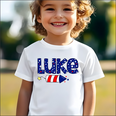 Custom Name Firecracker Kids Companion design