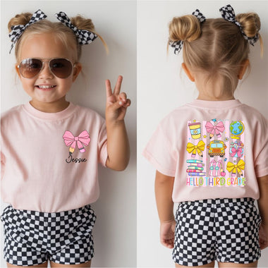 Custom Hello Third Grade w Name 2 part