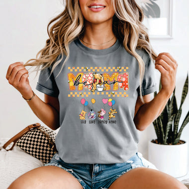 Custom Mama Bear Pooh w Names and Characters