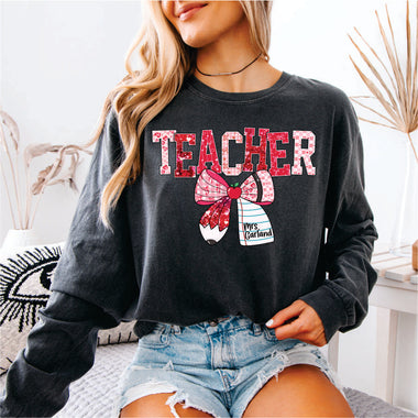 Custom Teacher Valentine - add name