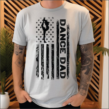 Dance Dad Red Black DTF Transfer